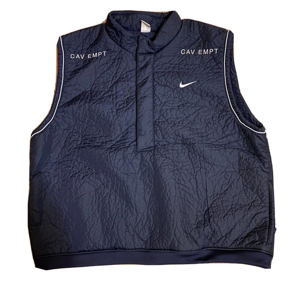 Rare Limited Collection CAV EMPT Navy Blue Nike Vest